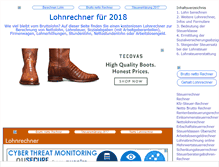 Tablet Screenshot of lohnrechner.com.de